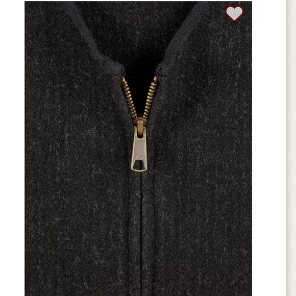 MENS Orton Brothers Clothing Co. Wool Utility Vest - Medium - Charcoal Stripe - Picture 12 of 12